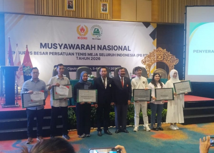 Munas, PB PTMSI Berikan Penghargaan Atlet-Pelatih Berprestasi