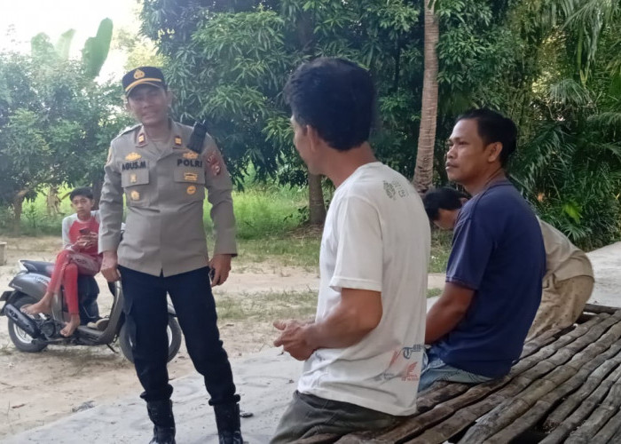Viral di Medsos Adanya Dugaan Judi Sabung Ayam, Polsek  Rantau Alai Cek ke Desa Muara Kumbang