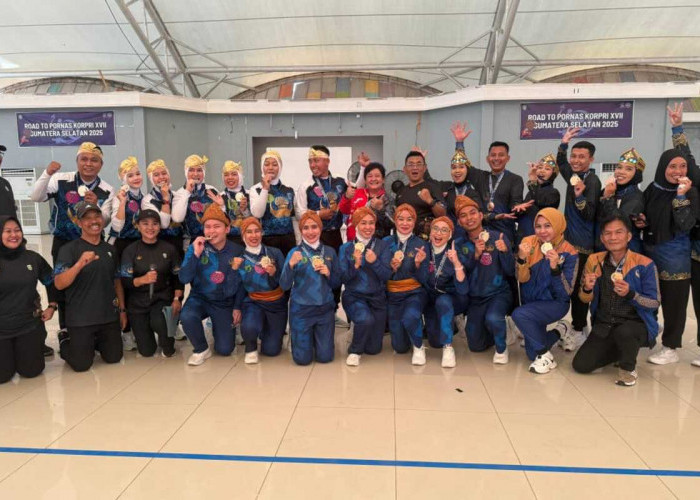 Porprov Korpri Sumsel 2025 - Senam Muba Sumbang 2 Emas