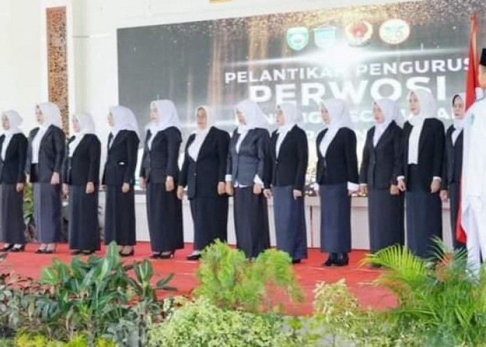 Wabup H Ardani Hadiri Pelantikan Perwosi Kecamatan se-Ogan Ilir 