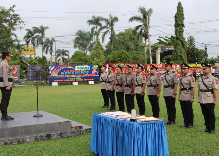 Empat Pejabat Utama Polres Ogan Ilir Pamitan