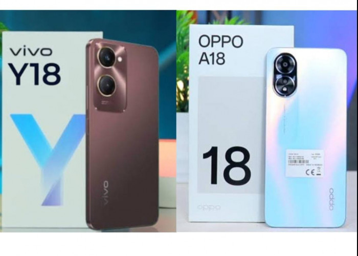 Mending Mana! Vivo Y18 atau OPPO A18, Cek Perbandingan Spesifikasinya