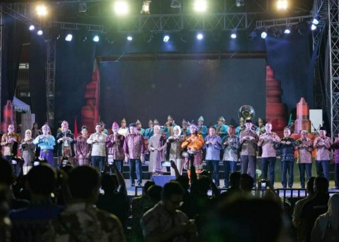 Wabup H Ardani Hadiri Pembukaan Festival Sriwijaya XXXI di BKB Palembang.