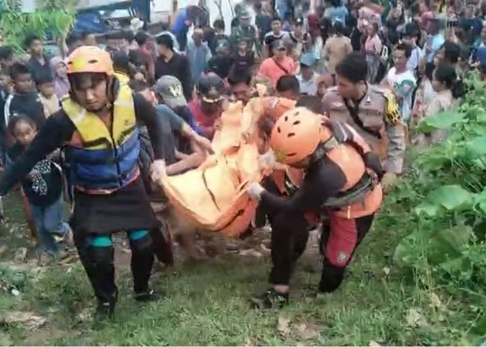 Gerak Cepat Tim Gabungan Muba Temukan Lansia Tenggelam