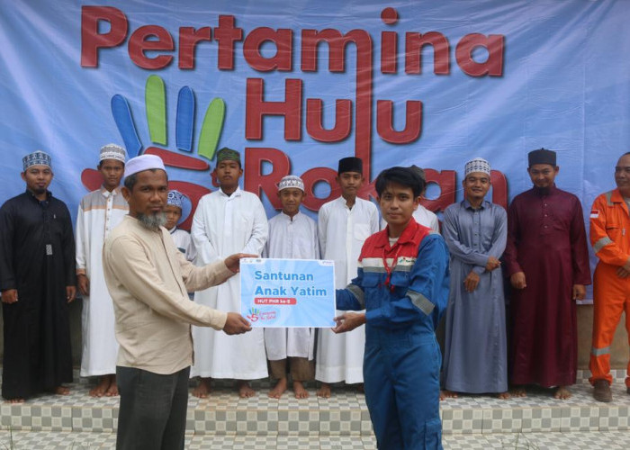 HUT PHR Zona 4, Pertamina Beri Santunan Pada 300 Anak Yatim  