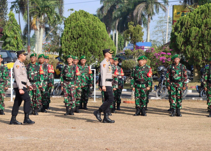 Polres Ogan Ilir Gelar Apel Operasi Stop Karhutla