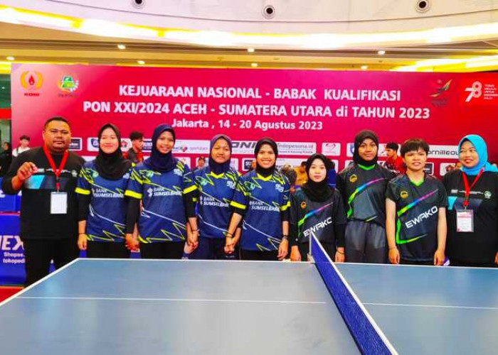Tim Putri Tenis Meja Sumsel Lolos PON Aceh-Sumut 2024, TC Menggantung
