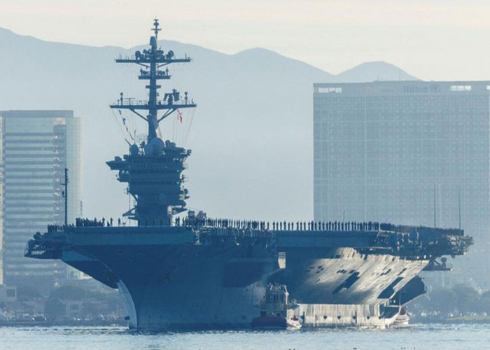 Drone Iran Sasar Kapal Induk Abraham Lincoln