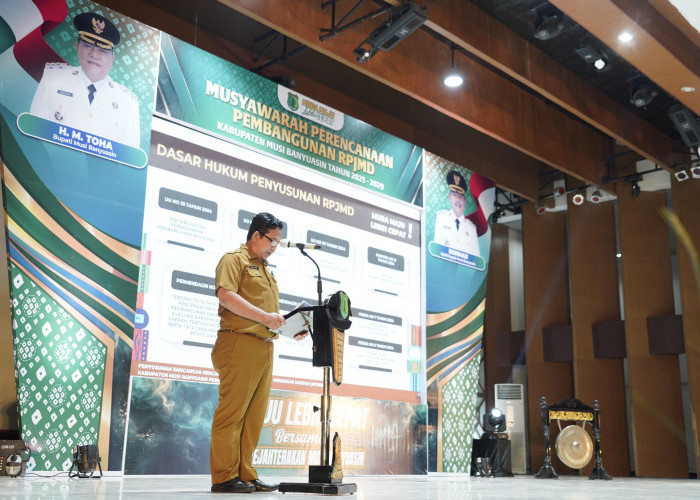 Bupati Muba H M Toha Buka Musrenbang RPJMD 2025–2029