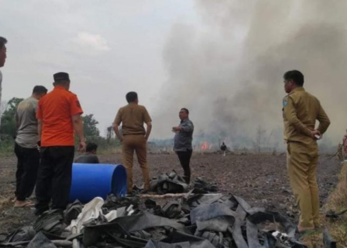 Bupati Panca Tinjau Karhutla di  Lahan Perkebunan Warga