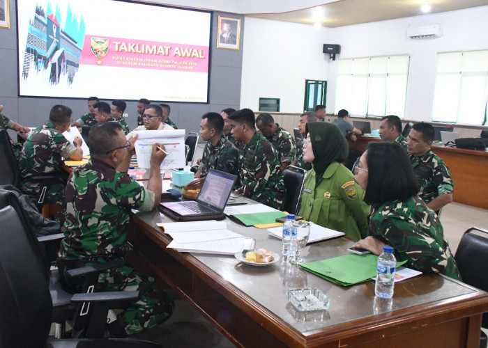 Audit Itdam II/Swj Pastikan Program Jembatan Perintis & Cetak Sawah Korem 044/Gapo Tepat Sasaran