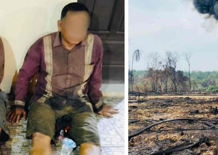 Pipa Pertamina  Bocor Hingga Terbakar, 3 Pelaku Diamankan 