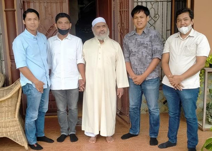 Bersilaturrahmi, Jajaran Dit Intelkam Polda Kunjungi Ponpes Rubath Al Muhibbien Palembang