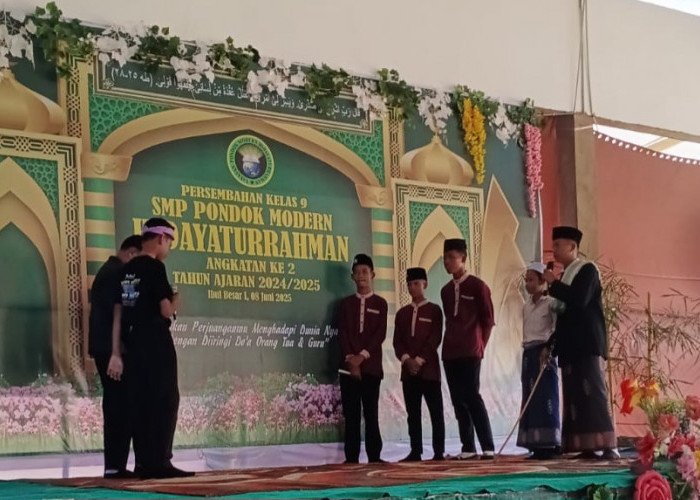 SMP Pondok Modern Hidayaturrahman Pelepasan  Santri, Polsek Pemulutan Lakukan  Pengamanan 