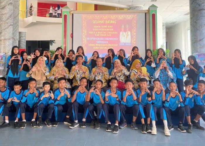Field Trip, Pelajar SMPN 3 Rantau Panjang Ogan Ilir Kunjungi Graha Teknologi Sriwijaya