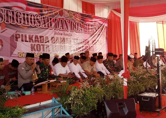 Sambut Pilkada, Polres Lubuklinggau Gelar Istighosah dan Doa Bersama