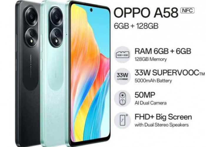 Dirilis Agustus 2023, Oppo A58 Banyak Peminat