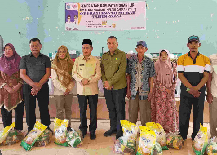 Pemkab Ogan Ilir Gelar Operasi Pasar Murah di Kecamatan Rantau Panjang