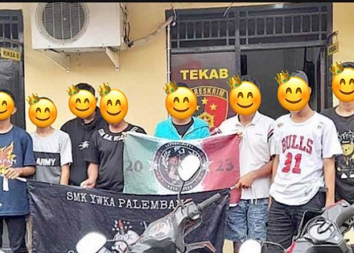 Geng Motor ‘Warung Sungki Ujung’ di Ogan Ilir Meresahkan, Konvoi Bawa Sajam dan Bendera Menguasai Jalan 