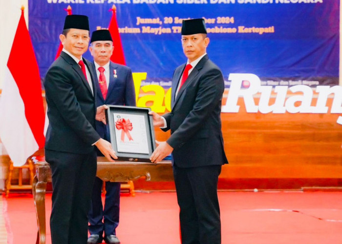 Irjen A Rachmad Wibowo Sik Resmi  Jabat Wakil Kepala BSSN RI