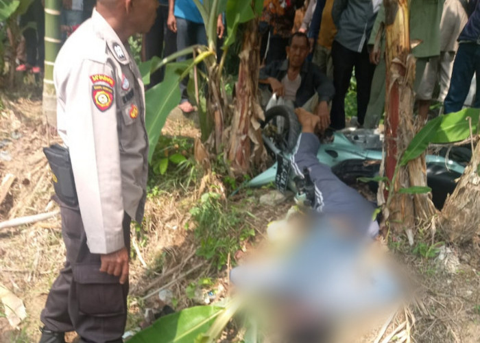 Ada Mayat Tertelungkup di Pinggir Jalan di Desa Sanding Marga Ogan Ilir