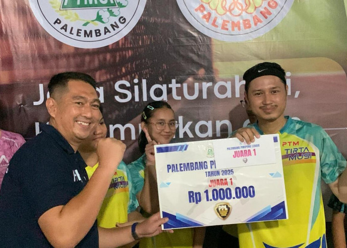 Palembang Pingpong League I Milik PTM Perumda Tirta Musi