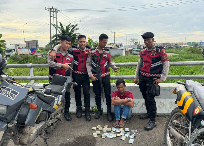 Pungli Lagi di Tol Keramasan, Tim Patroli Polres Ogan Ilir Amankan Pelakunya