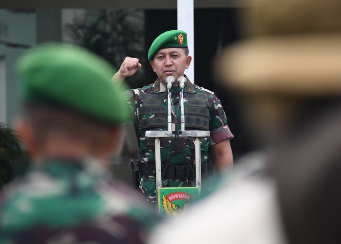 Danrem 044/Gapo dalam Apel Perdana: Tegakkan  Disiplin dan Hindari Pelanggaran