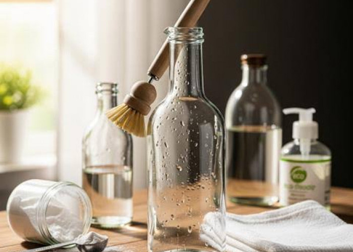9 Tips Mudah Membersihkan Botol dari Noda Minyak agar Bersih dengan Bahan Dapur