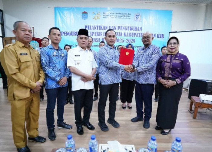Dikukuhkan Pengurus DPC IPEKB Indonesia Kabupaten Ogan Ilir Masa Bakti 2025-2029
