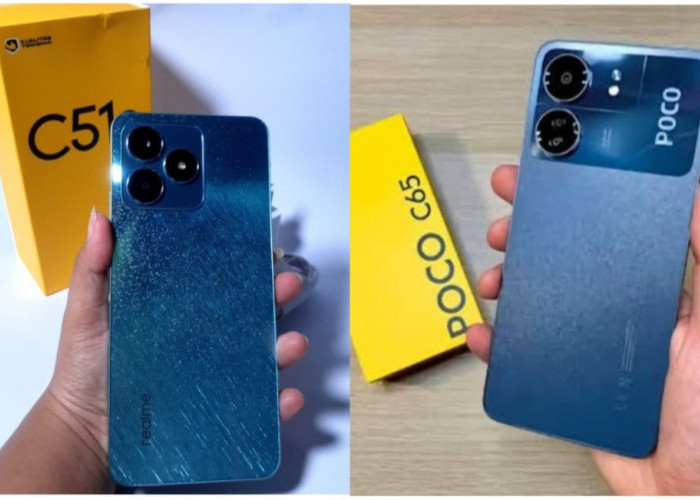 Perbandingan Spesifikasi Realme C51s dengan POCO C65, HP Entry Level Selisih Harga Beda Tipis Pilih Mana?