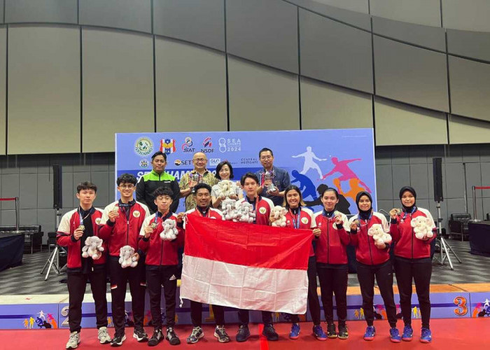 Timnas Putra dan Putri Tenis Meja Indonesia Juara III Beregu SEA Champs Thailand 2024