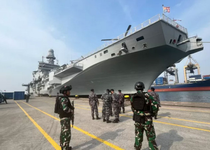 Pelabuhan Tanjung Priok Disandari 3 Kapal Perang Italia, Ada Apa? 