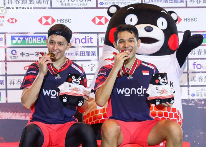 Hasil Kumamoto Masters 2024 - Fajar/Rian Juara Lewat Pertarungan Rubber Game