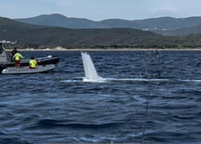 Demi Keselamatan Turis di Pantai, Pilot Lakukan Pendaratan Darurat di Laut