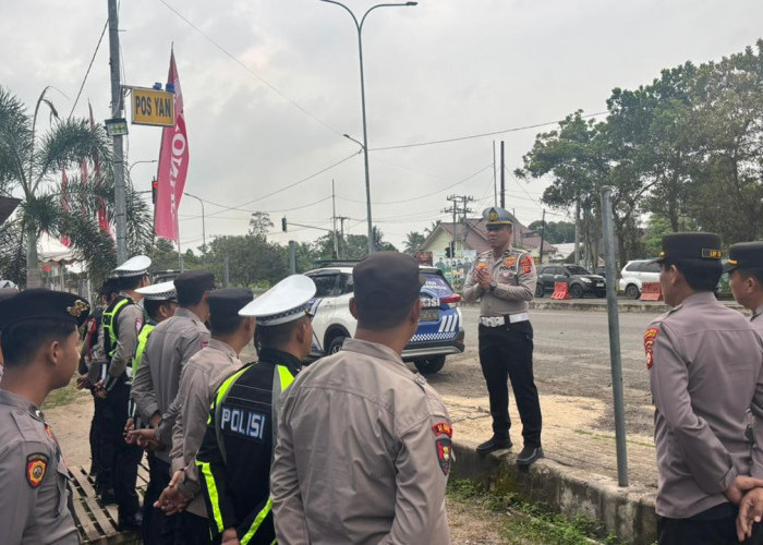 Polres OKI Antisipasi Puncak Arus Balik Akhir Pekan, Posyan Tetap Siaga Meski Ops Ketupat Berakhir