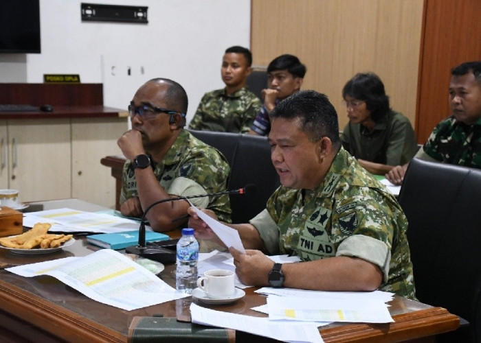 Danrem 044/Gapo Ikuti Rakor Percepatan Opla dan Cetak Sawah