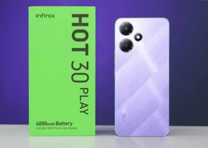 Infinix Hot 30 Play, Rekomendasi Smartphone Rp1 Jutaan yang Dibekali Baterai 6.000 mAh