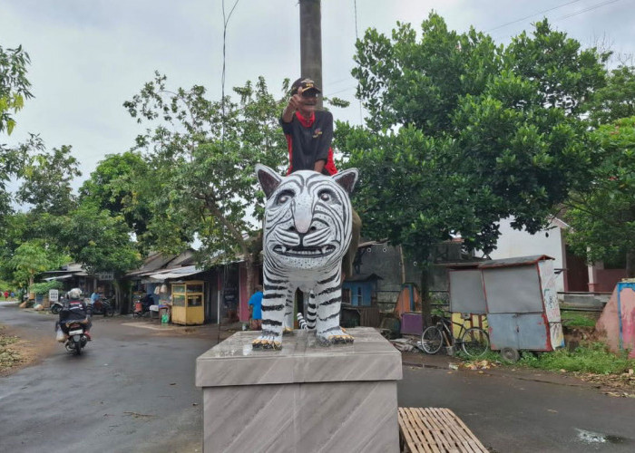 Patung Macan Putih tak Proporsional, ini  Profesi Lain Pematung