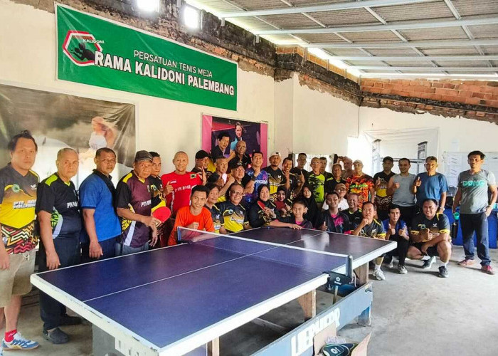 Resmikan GOR Tenis Meja, ini Pesan Ketua Pengkot PTMSI Palembang