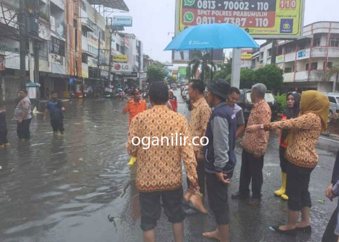 Hujan Deras, Warga Kota Prabumulih Kebanjiran, ini Lokasinya