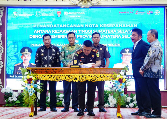 Bupati Toha Setuju Sanksi Pidana Diganti Bekerja Sosial, MoU dengan Kajari Muba Ditandatangani