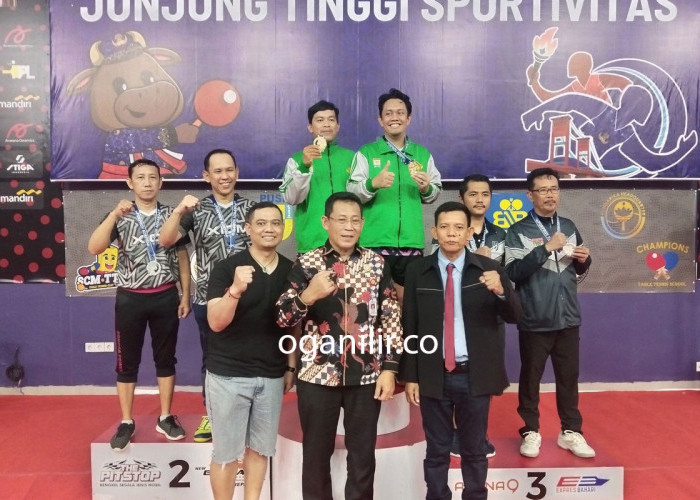 Deddy/David, Juara Tenis Meja Porprov Korpri Sumsel 2025