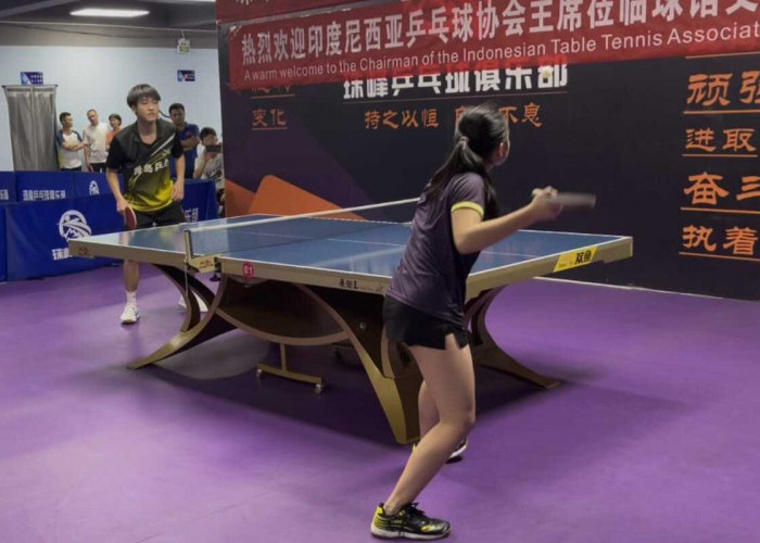 Imbangi Juara Tenis Meja Mahasiswa, Queen Petenis Meja Pelatnas Road Show ke Beijing