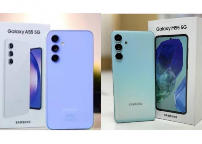 Pilih Samsung Galaxy A55 5G atau Samsung Galaxy M55 5G? Cek Perbandingan Spesifikasinya