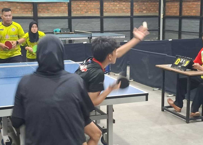 Hasil Sementara Tenis Meja Porkot Palembang, Kecamatan IT 1 Raih 2 Emas