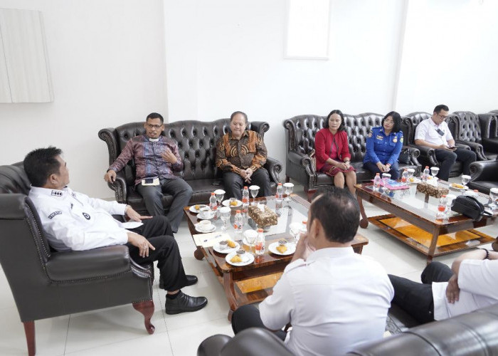 Bupati Muba H. M. Toha Terima Audiensi GPIN Serasan Sekate Sekayu