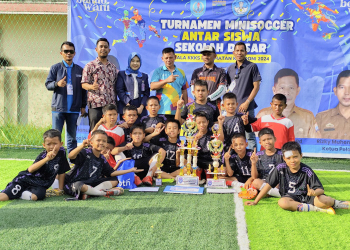 SDN 174 Juara Minisoccer MKKS Cup Kalidoni Palembang