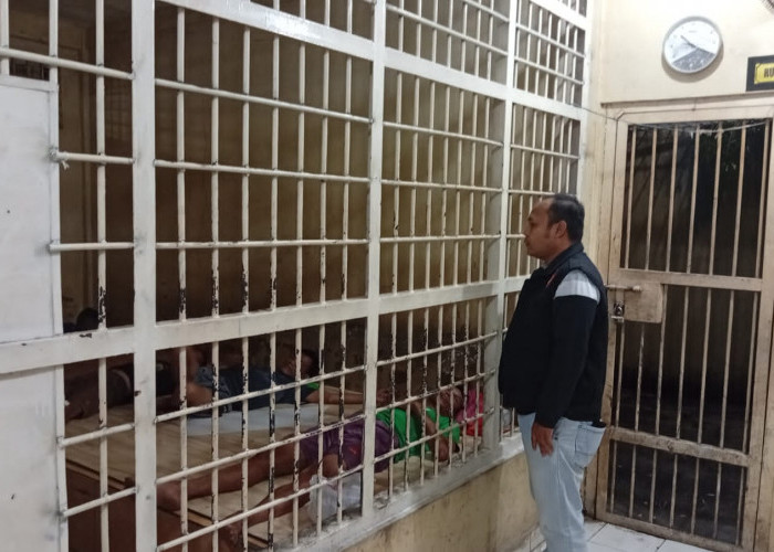 Polres Ogan Ilir Pastikan Keamanan Tahanan Tetap Terjaga