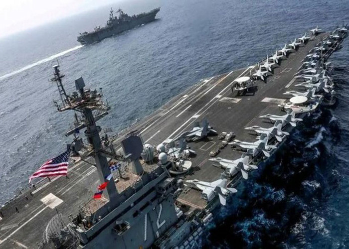 Kapal Induk USS Gerald R Ford Memasuki Laut Mediterania, Warga Iran Cemas